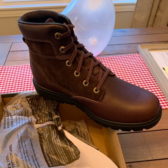 Timberland Men's Walden Park Waterproof Mid Hiker Dark Brown Full-Grain Boots, Size 11 Medium
